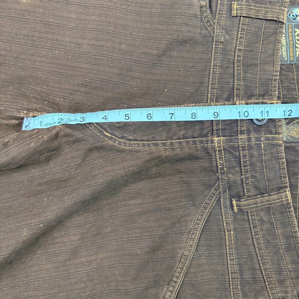 Kuhl Crag Series Pants Mens 36x30 Brown Textured  Cotton Outdoor Hiking Climbing - Picture 13 of 15